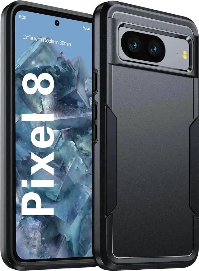 Alt view image 2 of 7 - Entronix Case Compatible with Pixel 8 - Soft-Touch Dual-Layer Sleek Cover