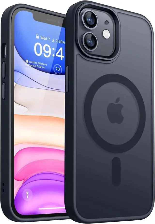 Alt view image 2 of 7 - Entronix [Magnetic] Case Compatible with iPhone 11 - Translucent Frosted Matte
