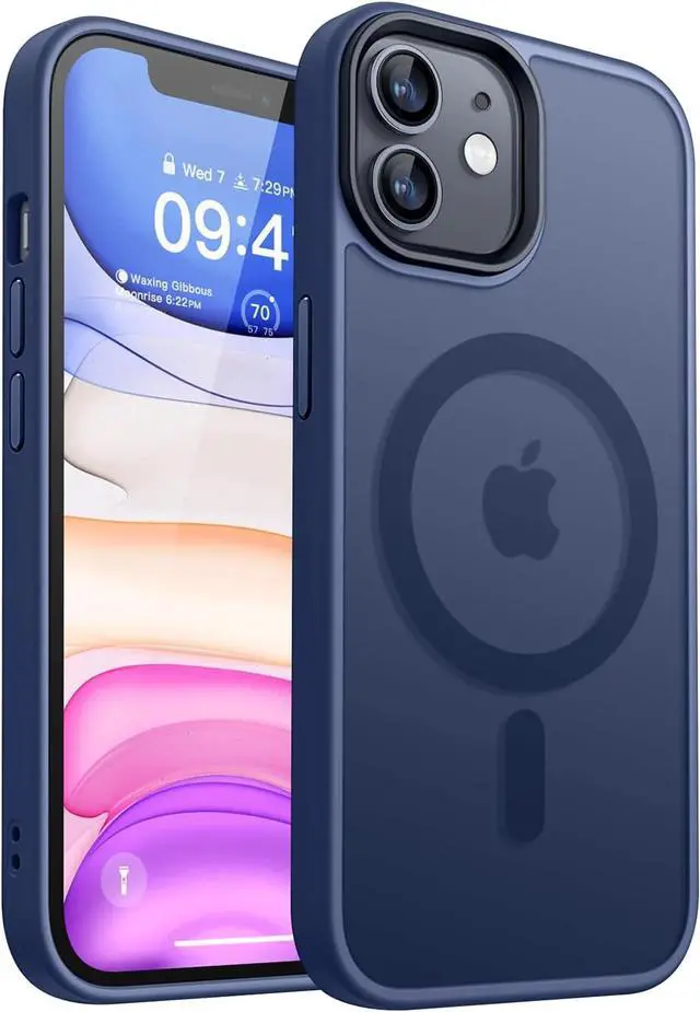 Alt view image 4 of 7 - Entronix [Magnetic] Case Compatible with iPhone 11 - Translucent Frosted Matte