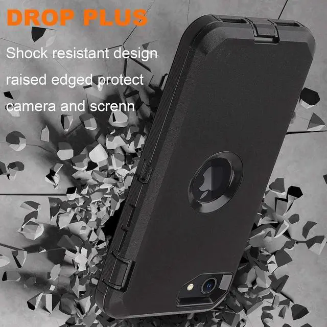 Alt view image 11 of 11 - iPhone 7 iPhone 8 Heavy Defender Duty Case - Red