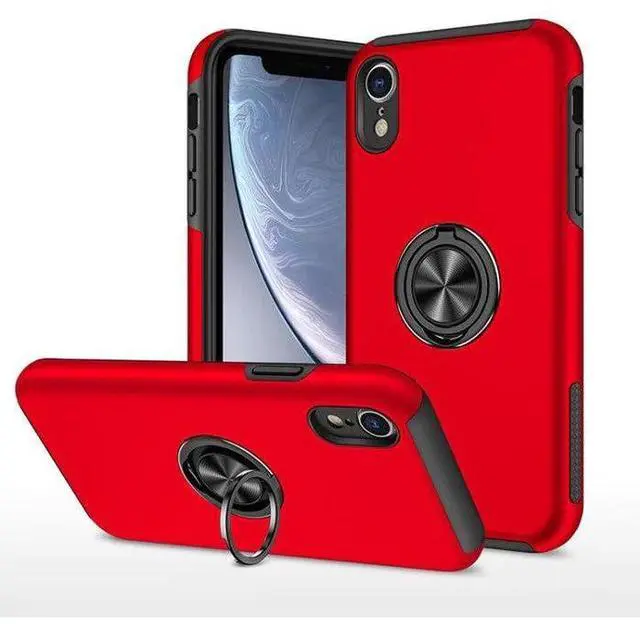 Alt view image 5 of 7 - Entronix Case Compatible with iPhone XR - 360º Circular Ring Gripstand