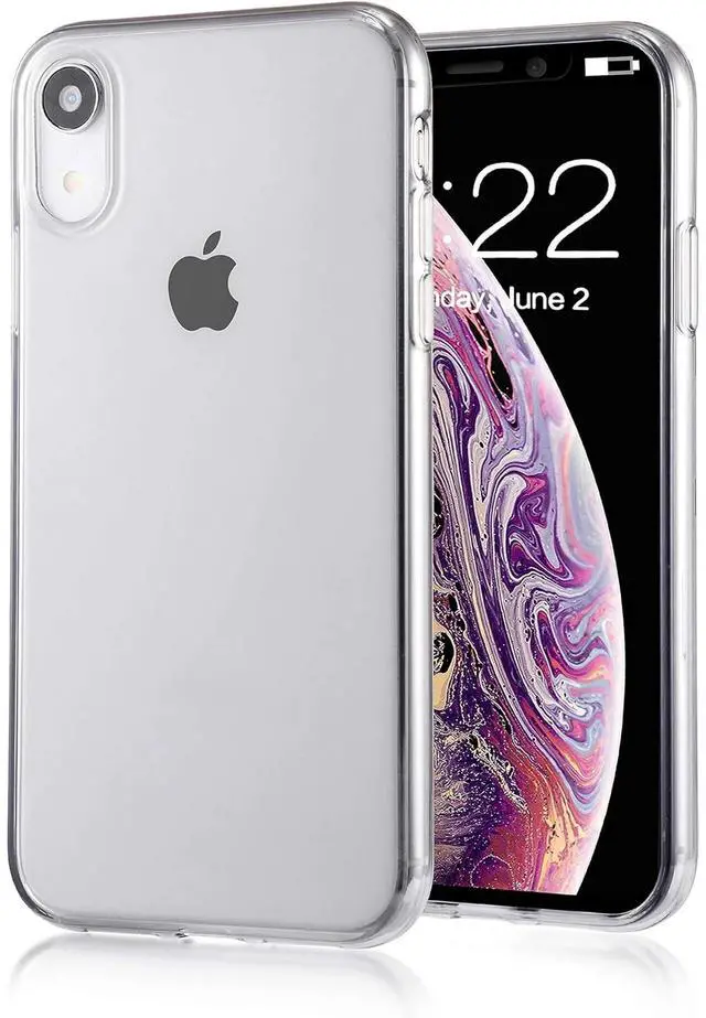 Alt view image 4 of 6 - Entronix Case Compatible with iPhone XR - [Hard Back] Thick Clear