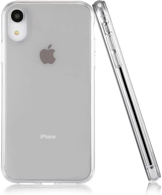 Alt view image 5 of 6 - Entronix Case Compatible with iPhone XR - [Hard Back] Thick Clear