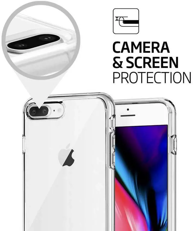 Alt view image 9 of 11 - iPhone 7 Plus and iPhone 8 Plus Heavy Duty Clear Case