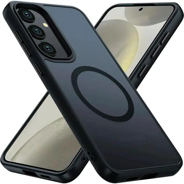 Alt view image 2 of 7 - Entronix [Magnetic] Case Compatible with Galaxy S25 - Translucent Frosted Matte