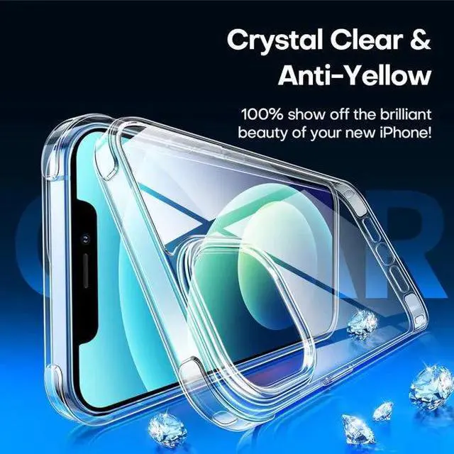 Alt view image 4 of 6 - Entronix Case Compatible with iPhone 11 - [Hard Back] Slim Clear