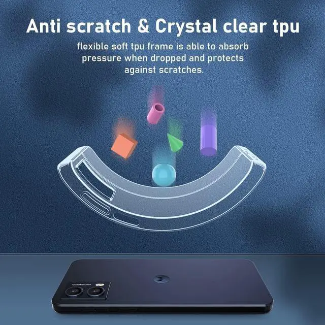 Alt view image 3 of 5 - Entronix Case Compatible with Moto G Pure - [Hard Back] Clear Cover