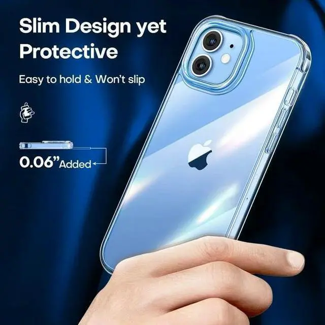 Alt view image 6 of 6 - Entronix Case Compatible with iPhone 11 - [Hard Back] Slim Clear