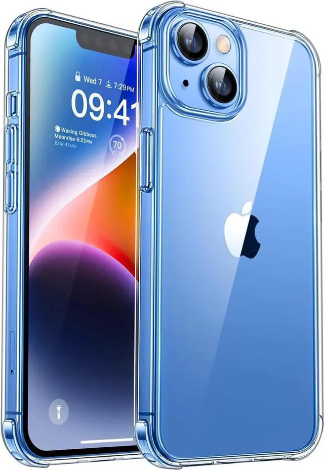 Main image of Entronix Case Compatible with iPhone 13 Mini - [Hard Back] Slim Clear