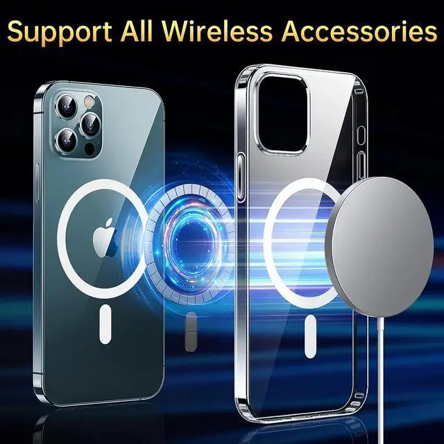 Alt view image 5 of 5 - Entronix Case Compatible with iPhone 12/12 Pro - [Hard Back] Slim Clear
