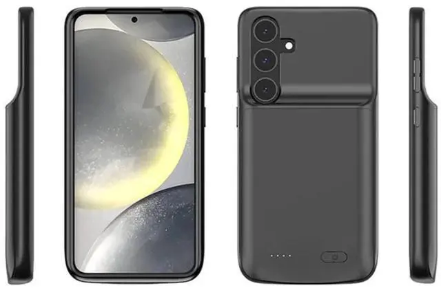 Alt view image 3 of 5 - Entronix Case Compatible with Galaxy S24 Plus - [10000mAh] Charging Powerbank Cover