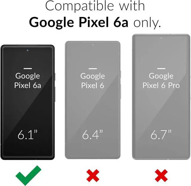 Alt view image 4 of 7 - Entronix Case Compatible with Pixel 6a - Triple-Layer Heavy Duty Protection