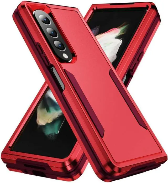 Alt view image 4 of 7 - Entronix Case Compatible with Galaxy Z Fold 6 - Soft-Touch Dual-Layer Sleek Cover