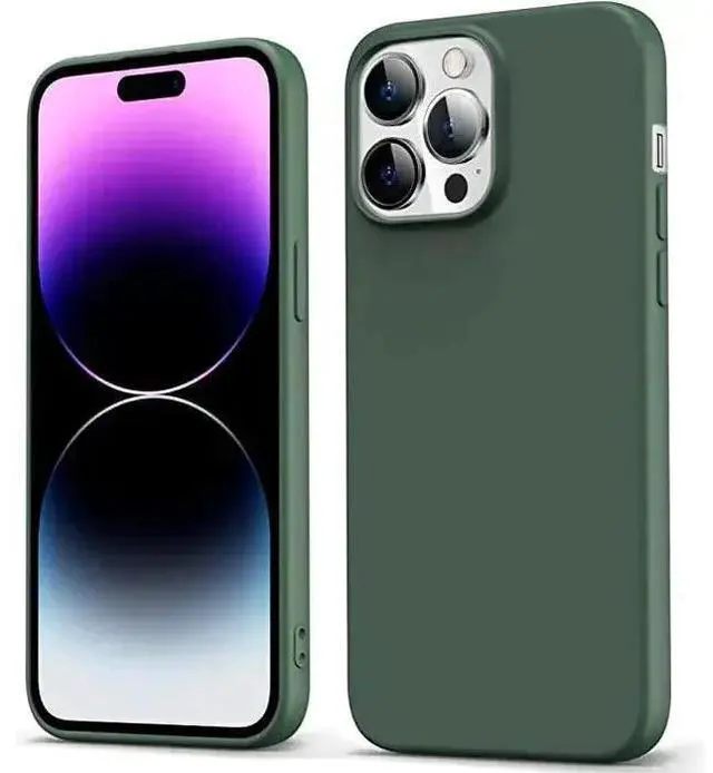 Main image of Entronix Case Compatible with iPhone 15 Pro Max - Soft-Touch Liquid Silicone