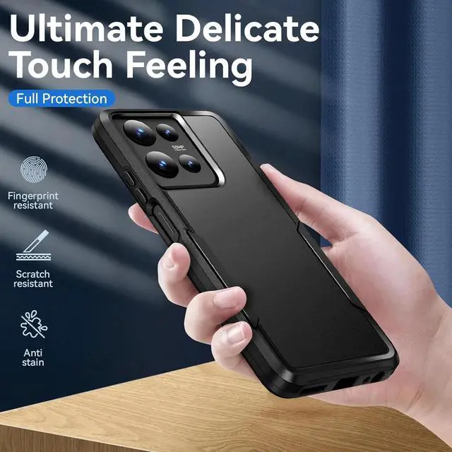 Alt view image 6 of 7 - Entronix Case Compatible with Moto G 5G 2025 - Soft-Touch Dual-Layer Sleek Cover