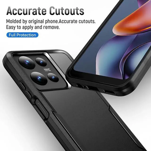 Alt view image 7 of 7 - Entronix Case Compatible with Moto G 5G 2025 - Soft-Touch Dual-Layer Sleek Cover