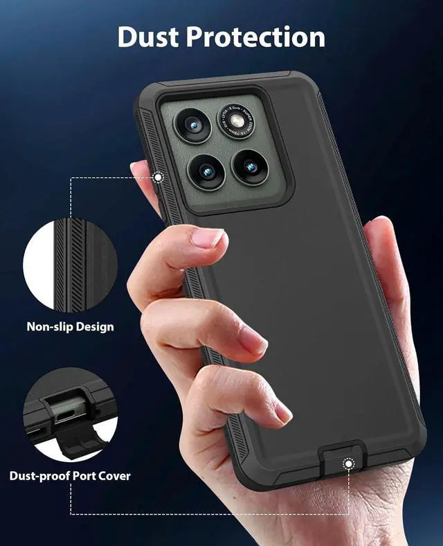 Alt view image 5 of 7 - Entronix Case Compatible with Moto G Power 2025 - Triple-Layer Heavy Duty Protection