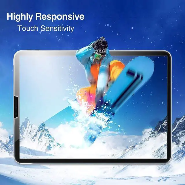 Alt view image 6 of 7 - Entronix Clear Screen Protector Compatible with iPad A16 11" (11th Gen) - 3-Piece Combo