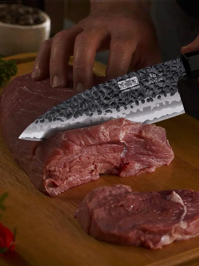 Alt view image 7 of 7 - HOSHANHO 6 Inch Deba Knife Japanese VG10 High Carbon Steel Ultra Sharp Fish Fillet Knife with Ergonomic Rosewood Handle for Sushi Sashimi