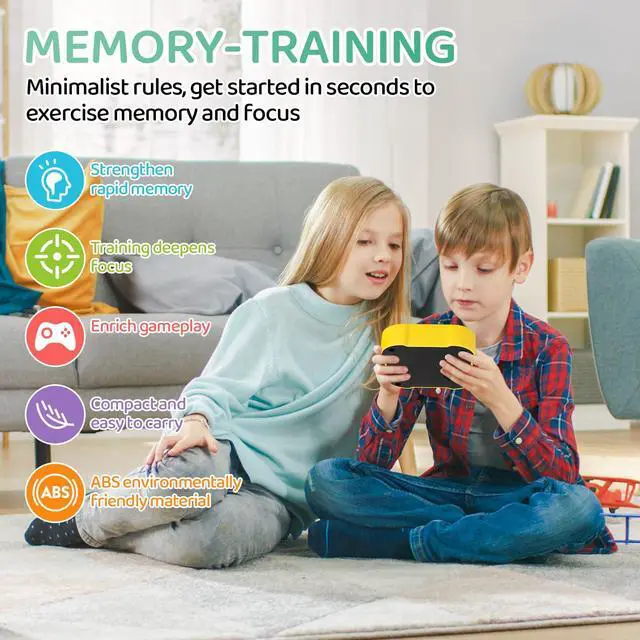 Alt view image 3 of 7 - Electronic Tic Tac Toe Game - Electronic Puzzles Portable Handheld Games, 3-in-1 Tic Tac Toe Bolt Game Travel Tic Tac Toys for Educational Memory Growth, Infinite Tic-Tac-Toe Board Games for Ages 3+