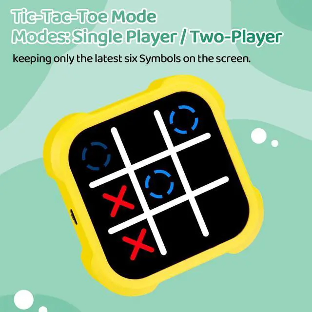 Alt view image 5 of 7 - Electronic Tic Tac Toe Game - Electronic Puzzles Portable Handheld Games, 3-in-1 Tic Tac Toe Bolt Game Travel Tic Tac Toys for Educational Memory Growth, Infinite Tic-Tac-Toe Board Games for Ages 3+