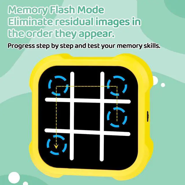 Alt view image 6 of 7 - Electronic Tic Tac Toe Game - Electronic Puzzles Portable Handheld Games, 3-in-1 Tic Tac Toe Bolt Game Travel Tic Tac Toys for Educational Memory Growth, Infinite Tic-Tac-Toe Board Games for Ages 3+