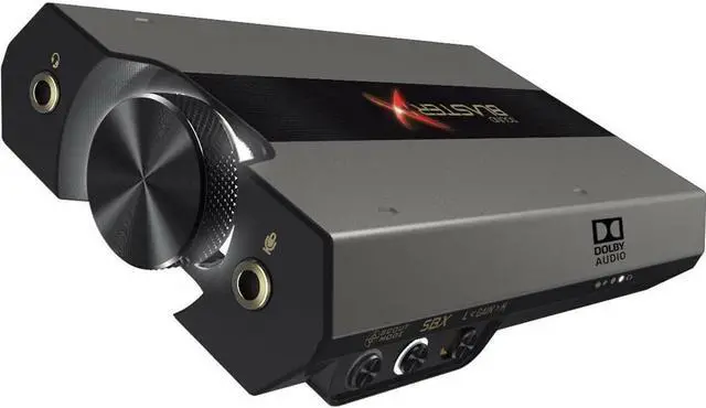 Alt view image 3 of 5 - Sound BlasterX G6 Hi-Res 130db 32bit/384kHz Gaming DAC