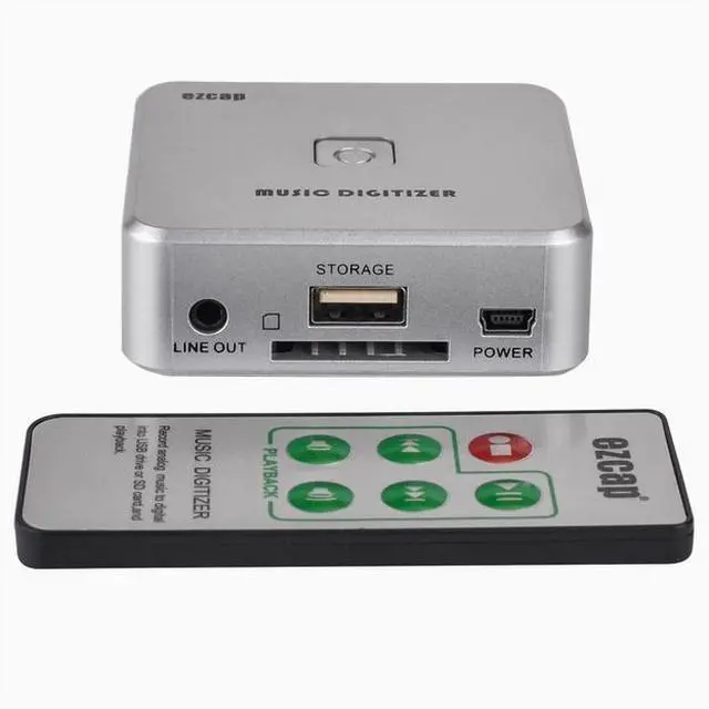 Main image of The ezcap241 audio recording box can convert analog audio to digital format with just one click. It is easy to operate and get started with