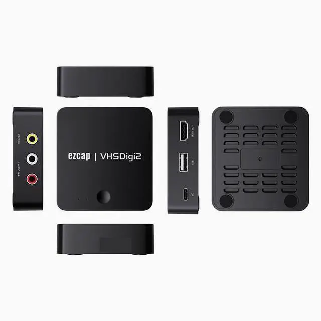 Alt view image 3 of 6 - ezcap181 AV recording box enables one-click transcription of VHS tapes to MP4 CVBS analog video recording box
