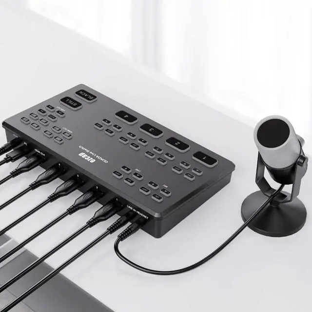 Alt view image 4 of 7 - ezcap328 four-channel 1080P60 high-definition director's console multi-channel video capture card