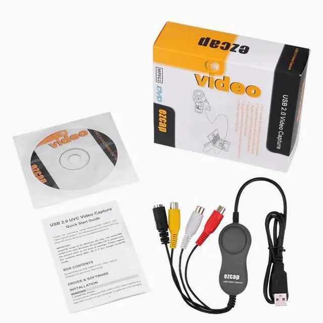 Alt view image 4 of 4 - USB video capture card professional transcription VHS old-fashioned tape DV recorder compatible with Windows 10/8/7/mac