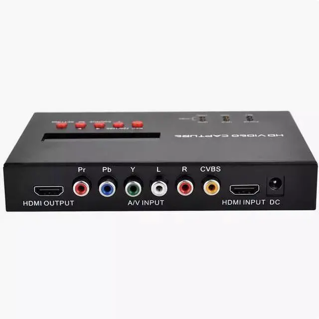 Alt view image 2 of 5 - ezcap283S HDMI high-definition video capture card, with LCD screen, selectable pre-recorded TV programs, and remote control