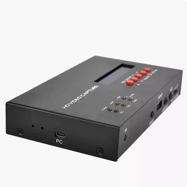 Alt view image 3 of 5 - ezcap283S HDMI high-definition video capture card, with LCD screen, selectable pre-recorded TV programs, and remote control