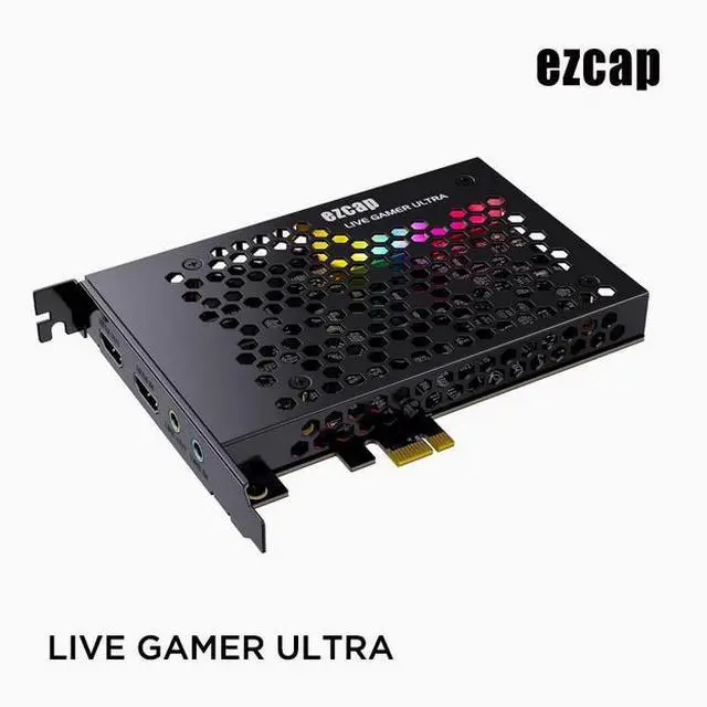 Main image of ezcap334 4KHDR HDMI capture card for PS5, Switch and PC game dual-console live broadcast