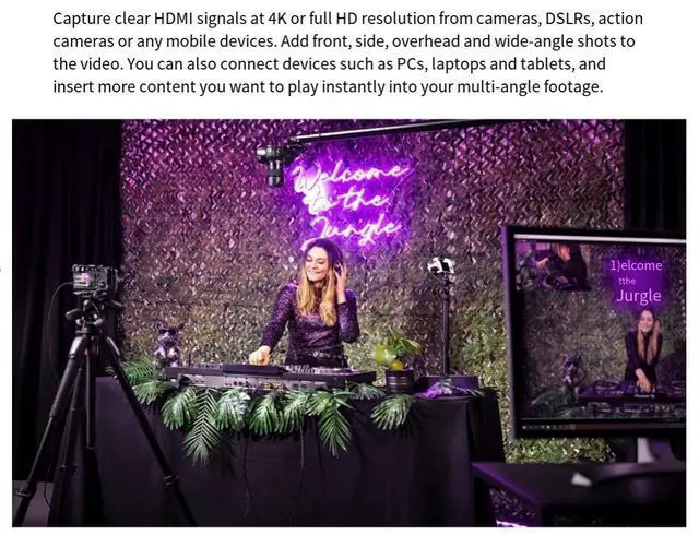 Alt view image 6 of 7 - ezcap335 True four-channel ultra-clear video capture card 4K PCIe HDMI capture live streaming card