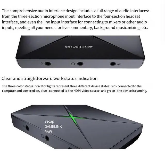 Alt view image 7 of 7 - ezcap335 True four-channel ultra-clear video capture card 4K PCIe HDMI capture live streaming card