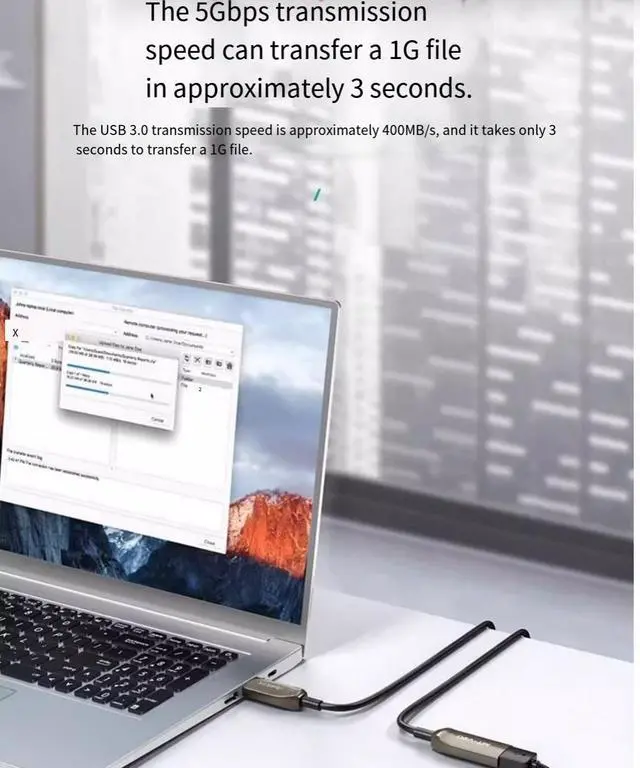 Alt view image 5 of 7 - MT-Viki optical fiber USB3.0 data transmission conference camera extension cable male to female long-distance optical fiber