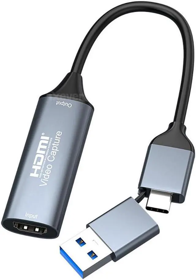 Main image of HDMI Video Capture Card, iXever USB2.0 HDMI to USB C Audio Video Capture Card 4K 1080P for Gaming Live Streaming, Video Recorder, Support Windows Mac OS System, OBS Zoom, Quest 3 VR Switch PS4/5