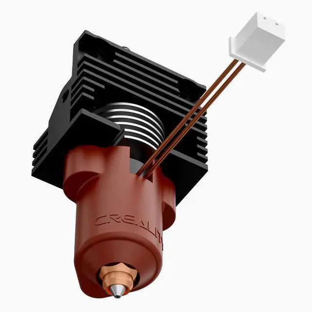 Alt view image 2 of 7 - CREALITY 3DK1 series ceramic heating Head Kit Integrated Nozzle Upgrade Kit K1MAX Heat sink block