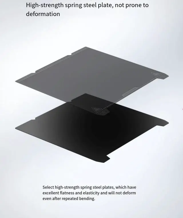 Alt view image 5 of 6 - Original K1 of Creality 3D,Ender-3V3/SE/KE/Ender-3S1 smooth PIE platform board construction board, 235*235 smooth PEI board