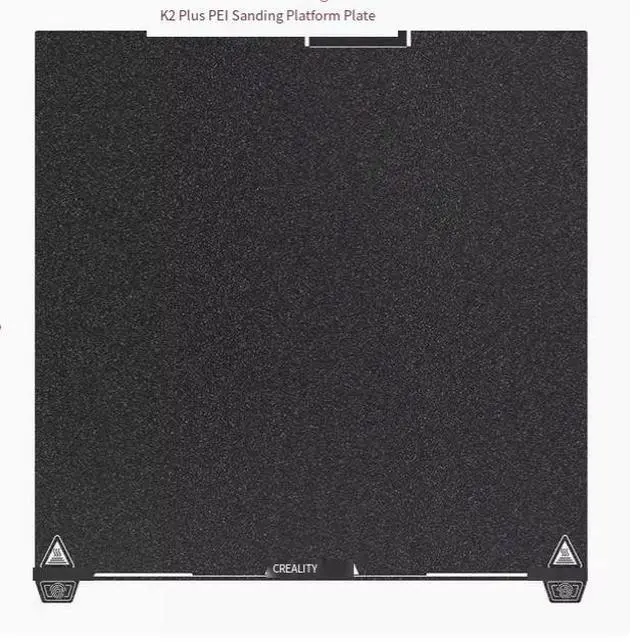 Main image of Creality K2 Plus PEI frosted platform board, printing platform board 370*370*1 hot bed board