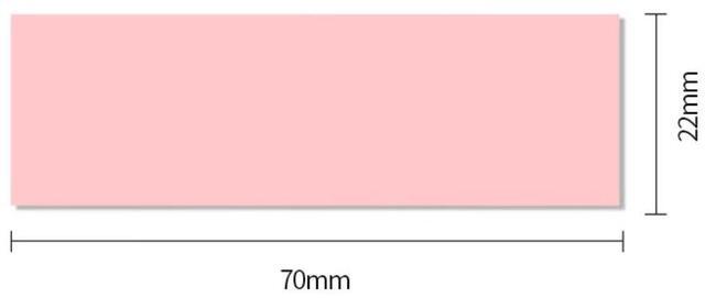 Alt view image 5 of 7 - M.2 Silicone grease pad thermal pad Solid State Drive SSD heat sink Silicone pad Thermal pad m2 heat pad 70*22*0.5mm (Thermal conductivity: 10.8W/M.K-M2 2280 Special)