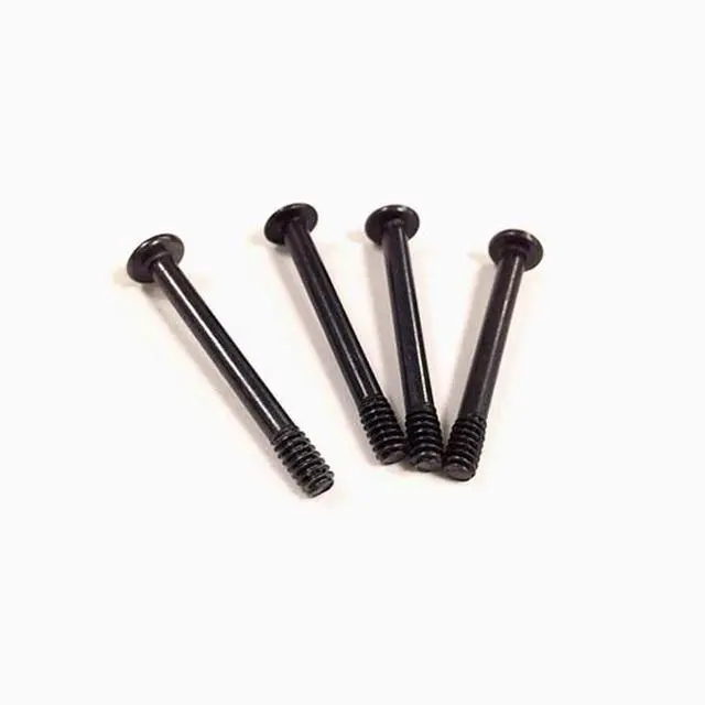 Alt view image 2 of 6 - Water-cooled exhaust fan clamp hamburger long screw 4 pack computer case power position white fixed screw thread 3.4MM