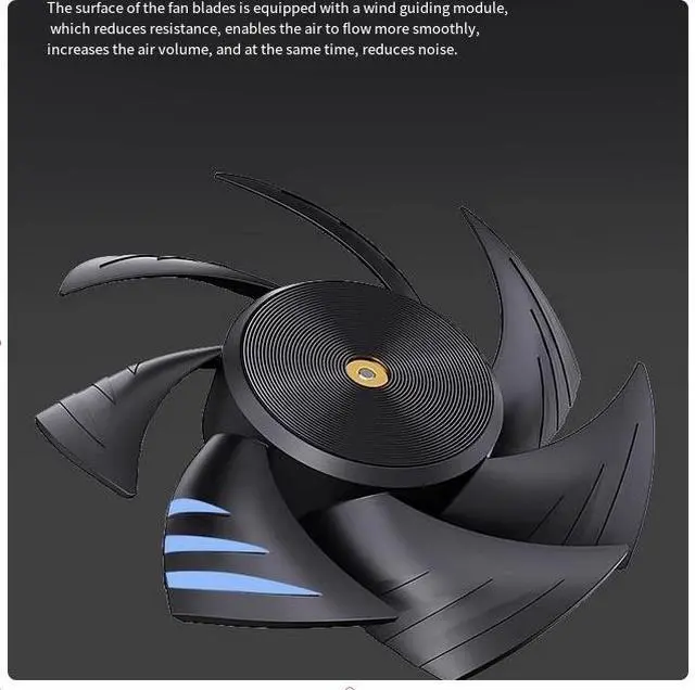 Alt view image 3 of 6 - TEUCER T20 silent fan 12CM temperature control speed regulation PWM high-speed desktop computer case fan 1PACK