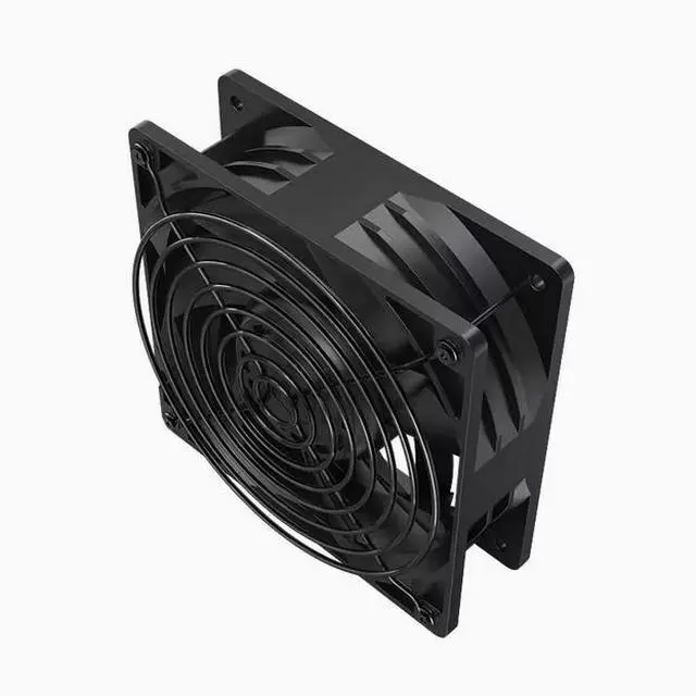 Alt view image 2 of 7 - Computer case 3500 RPM violent fan cpu cooler 12CM large air volume cooling 12038 exhaust fan 12v