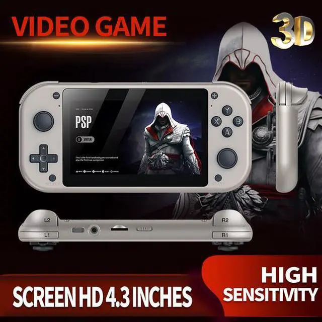 Main image of M17 handheld game console 3D home arcade video game console 4K high-definition PSPPS1 handheld console