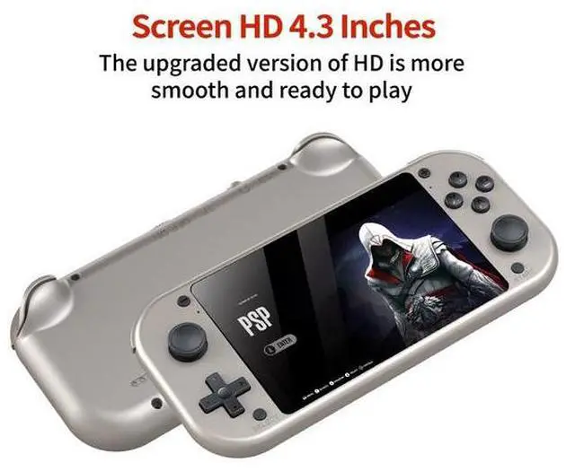 Alt view image 2 of 7 - M17 handheld game console 3D home arcade video game console 4K high-definition PSPPS1 handheld console