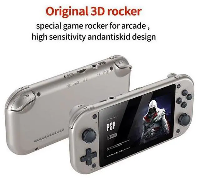 Alt view image 4 of 7 - M17 handheld game console 3D home arcade video game console 4K high-definition PSPPS1 handheld console
