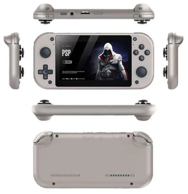 Alt view image 5 of 7 - M17 handheld game console 3D home arcade video game console 4K high-definition PSPPS1 handheld console