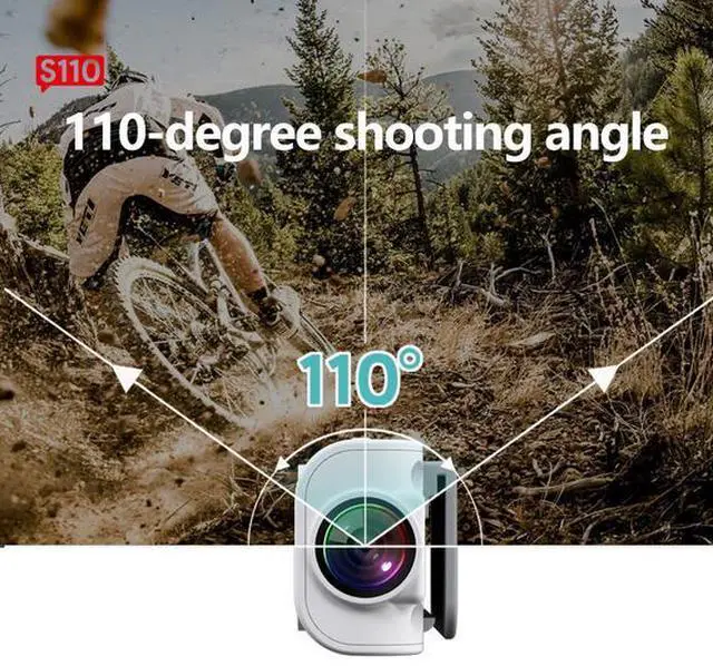 Alt view image 3 of 7 - Glasses, action camera, 1080P high definition, WIFI, mobile phone interconnection, head-mounted, glasses replacement, audio and video recording, with 128GB storage card